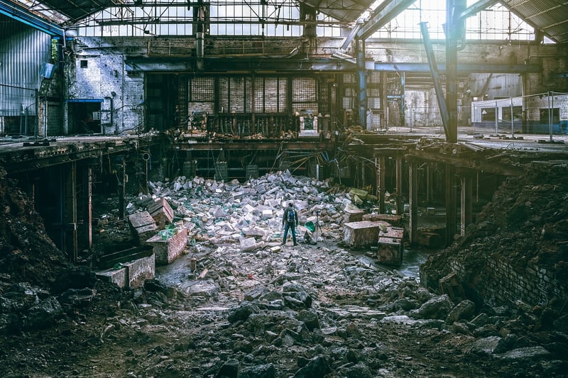 Movie set chaos